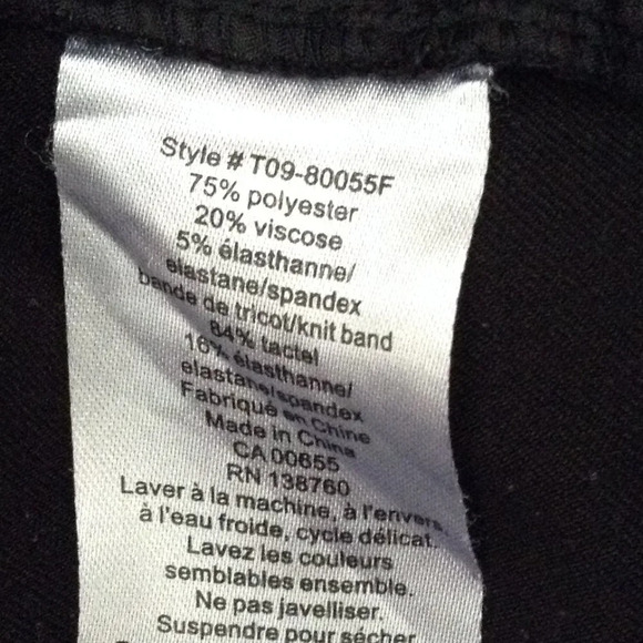 Stork & Babe Maternity Stretch Dress Pants Size M Pull On Straight Leg - Picture 7 of 7